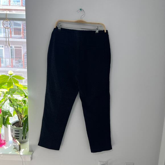 NEW Talbots Signature Navy Blue Eyelet Dress Pants Size 10 - Picture 6 of 6